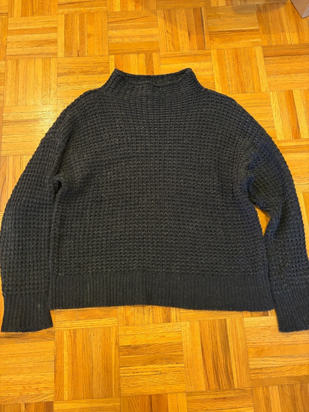 Navy American Eagle Mockneck Sweater